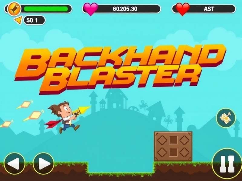 Backhand Blaster Mobile Game Screenshot